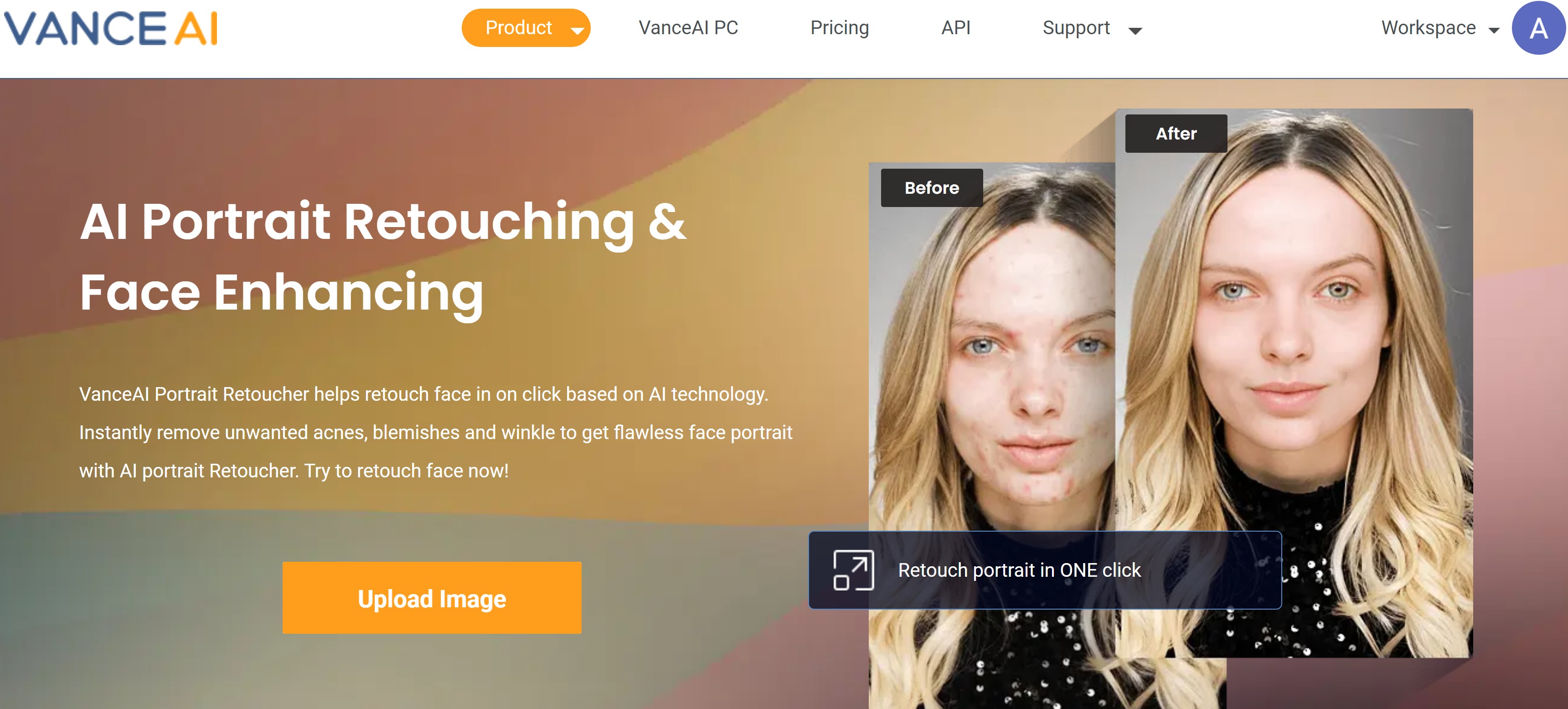 portrait retoucher home page